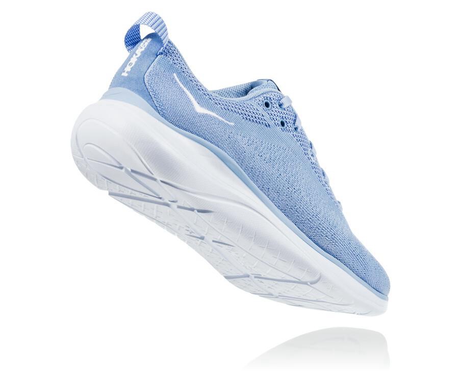 Hoka One One Løbesko Dame - Hupana Flow - Blå/Hvide - 396518HOR